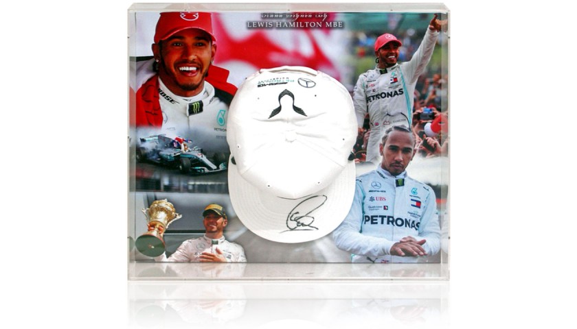 Lewis Hamilton Signed Mercedes Cap
