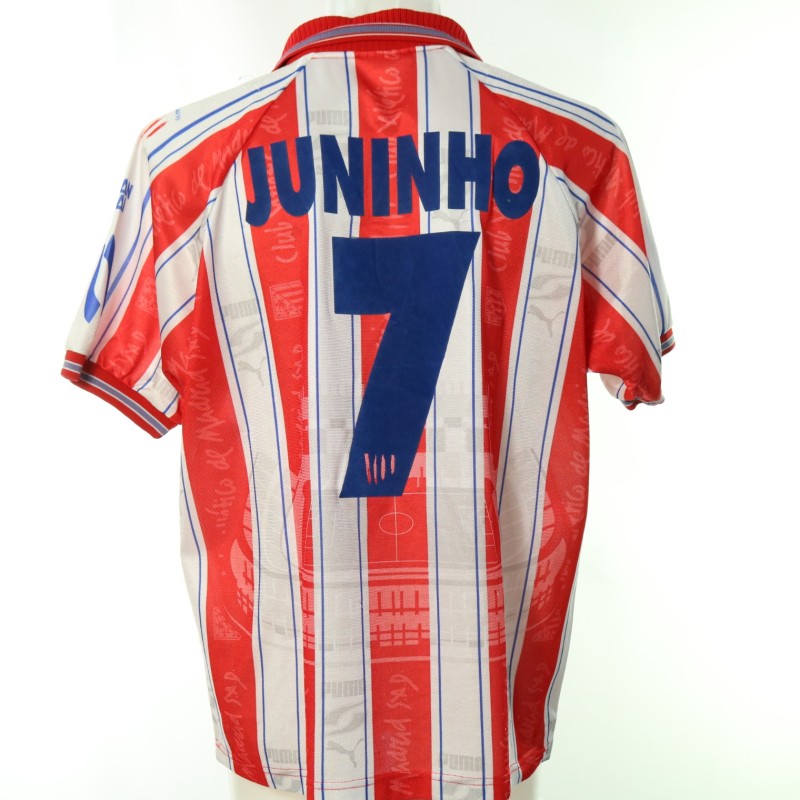 Juninho's Atletico Madrid Issued Shirt, 1996/97