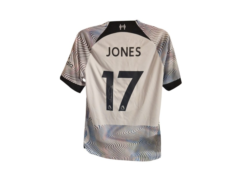 Curtis Jones' Liverpool 2022/23 Signed Official Shirt 