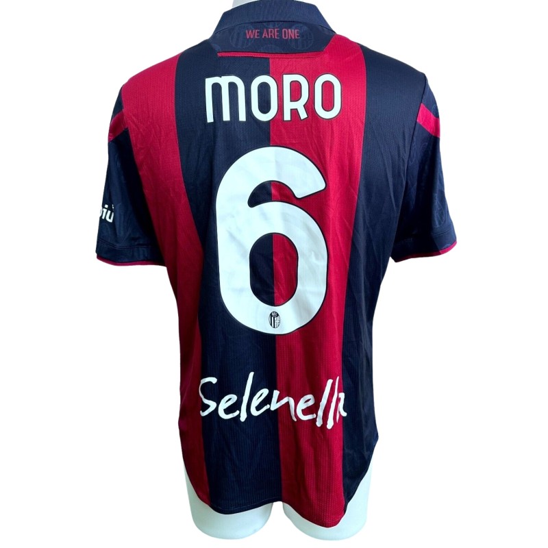 Moro's Match-Worn Shirt, Bologna vs Lazio 2023