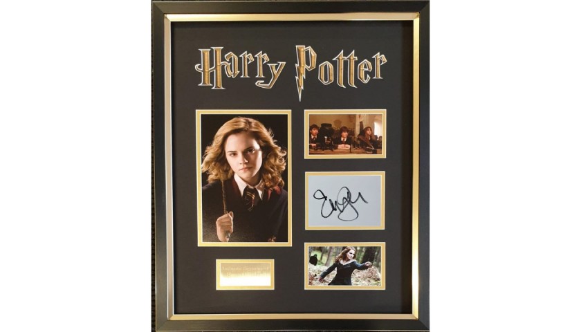 Emma Watson Signed Harry Potter Display - CharityStars