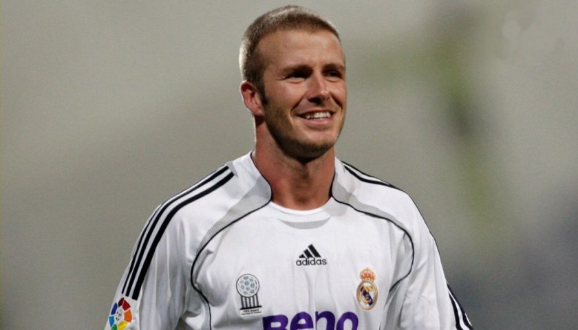 Beckham's Real Madrid Shirt, Issued/Worn LFP 2006/07 - CharityStars
