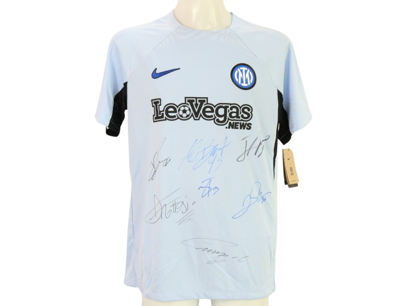 Inter Milan Training Shirt, 2023/24 - Signed by the Players