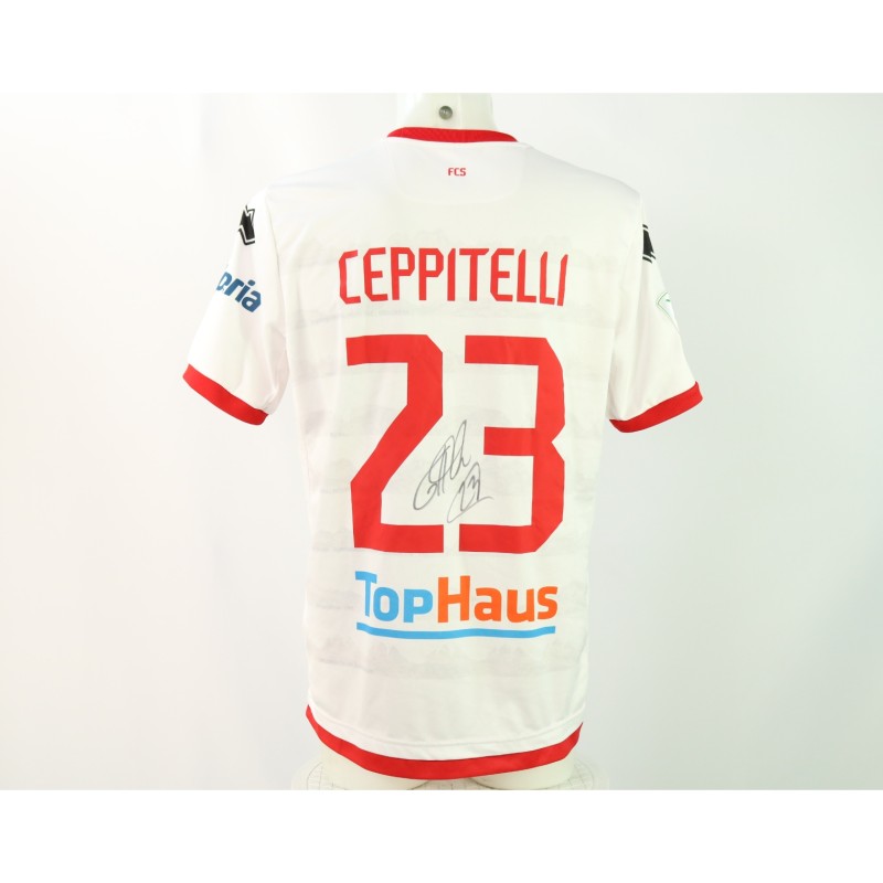 Ceppitelli's Signed Unwashed Shirt, Sudtirol vs Cremonese 2024