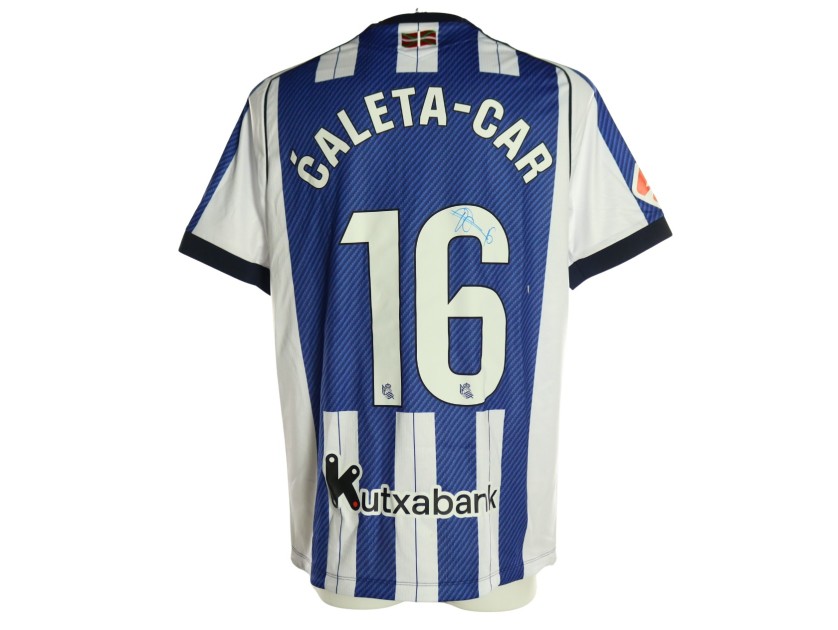 Caleta-Car's Signed Unwashed Shirt, Real Sociedad vs Real Betis 2026