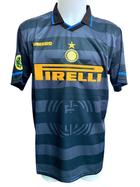Zamorano's Inter Signed Replica Shirt, 1997/98 - CharityStars