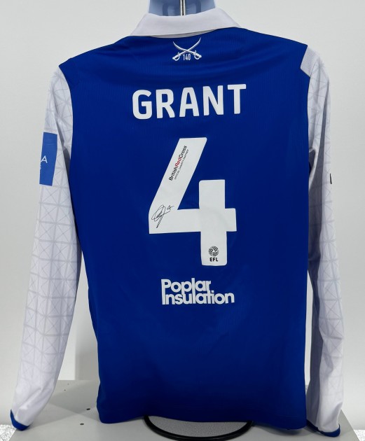 Josh Grant's Bristol Rovers EFL Sky Bet League One Signed Match Worn Shirt, vs Northampton Town