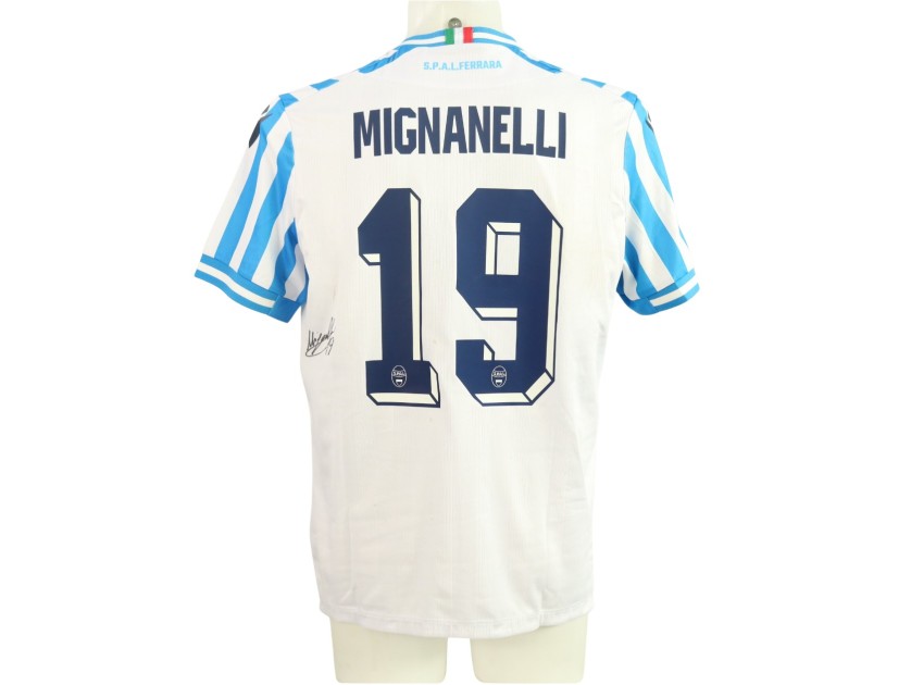 Maglia Mignanelli unwashed SPAL vs Lucchese 2024 - Autografata