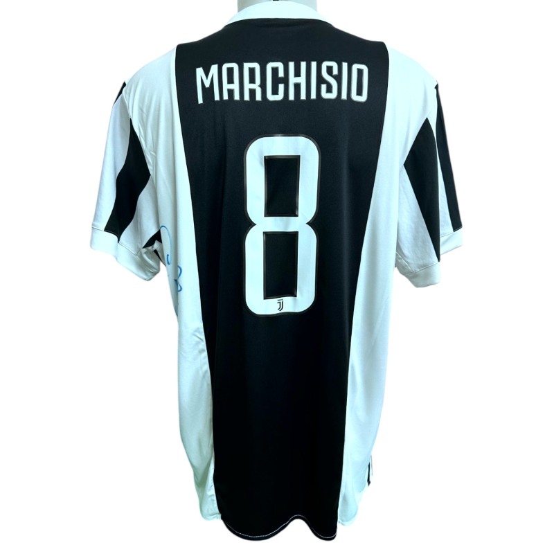 Maglia Ufficiale Marchisio Juventus, 2017/18 - Autografata