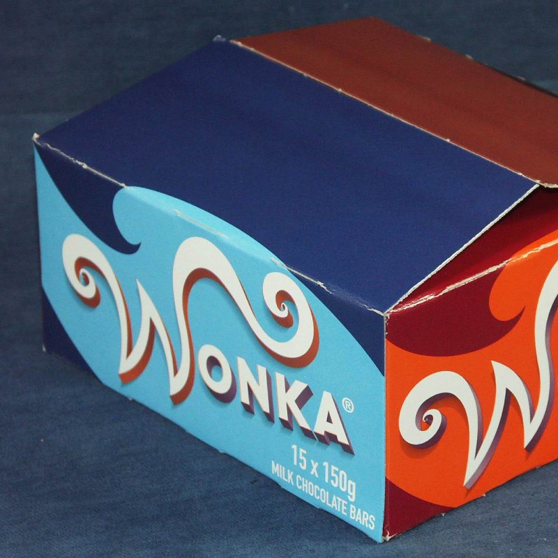 Scatola di Barrette di Cioccolato Wonka