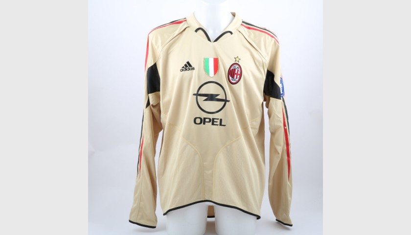 Seedorf's AC Milan Match-Issue Shirt, TIM Cup 2004/05