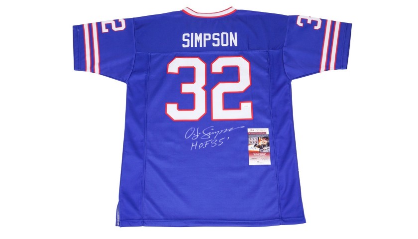 O.J. Simpson Signed Buffalo Bills Jersey