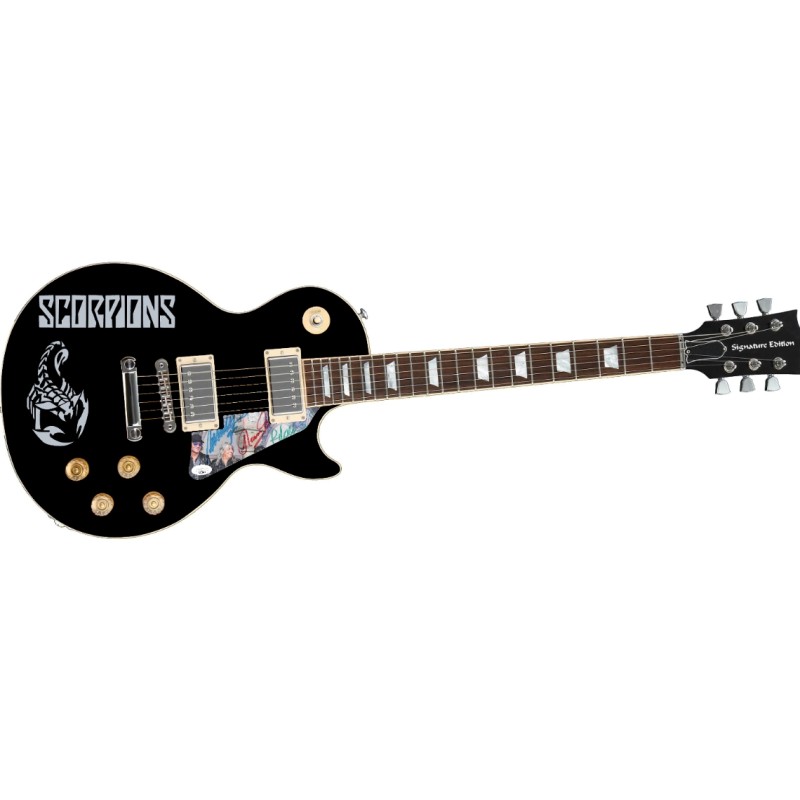 Scorpions Signed Custom Graphics Guitar