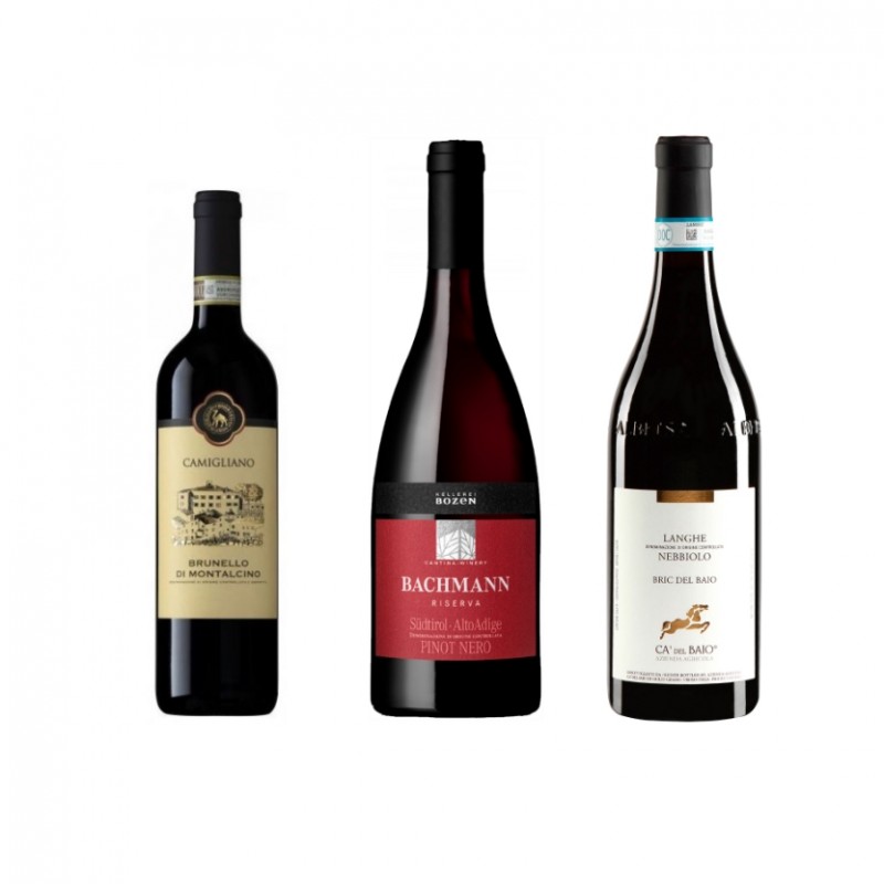 Italian wines - set of three