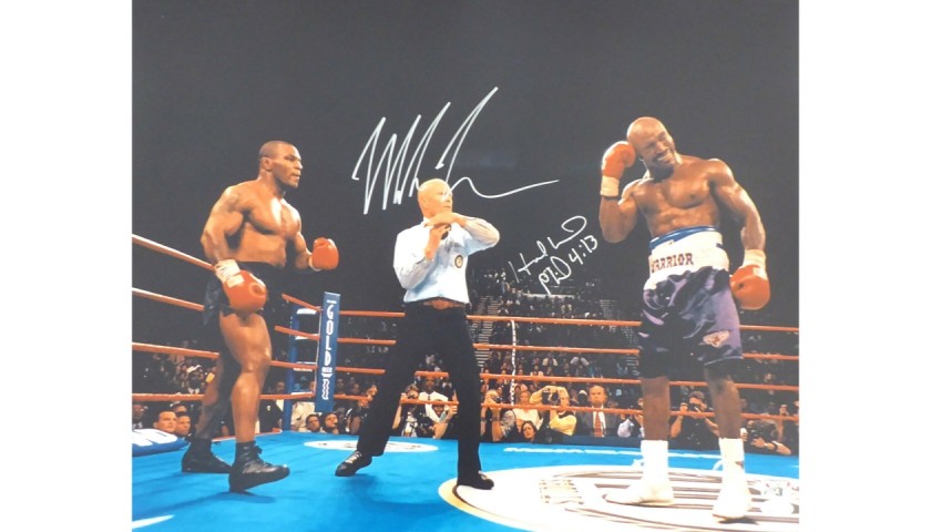 Mike Tyson and Evander Holyfield Signed Photograph