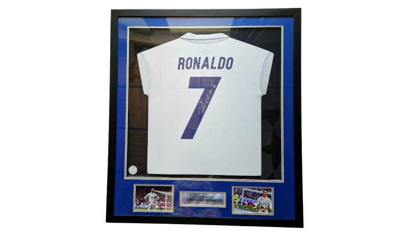 Maglia di Cristiano Ronaldo Real Madrid autografata - CharityStars