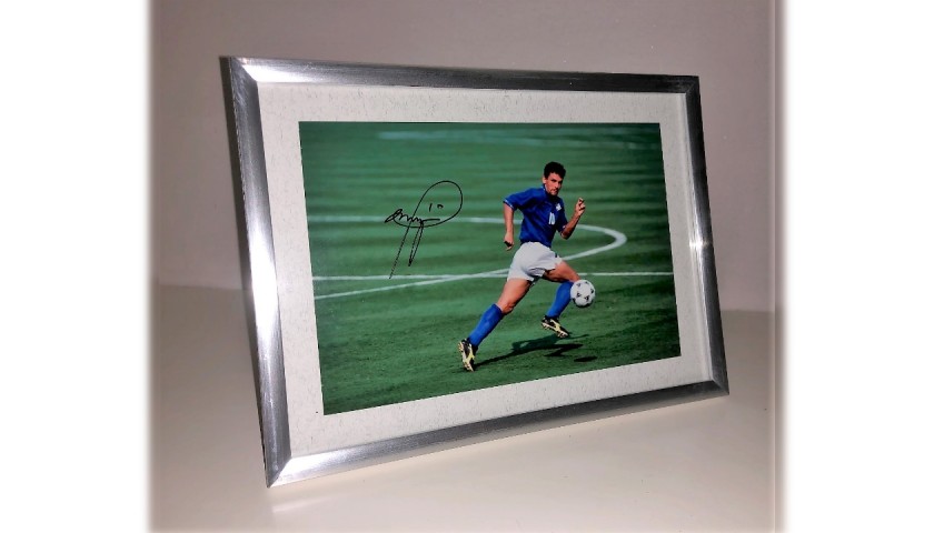 Roberto Baggio Signed Photograph