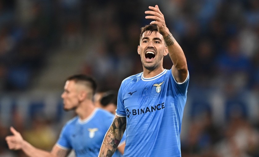 Romagnoli's Lazio Match Shirt, EL 2022/23 - CharityStars