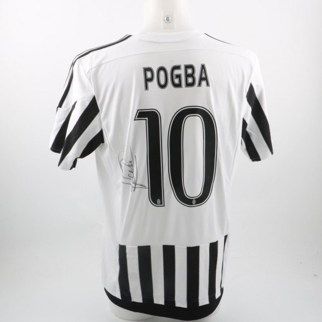 Maglia ufficiale Pogba Juventus, Serie A 2015/2016 - autografata