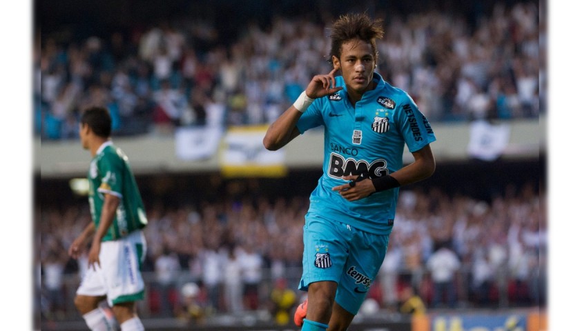 Neymar's Santos Signed Match Shirt, Paulista 2012 