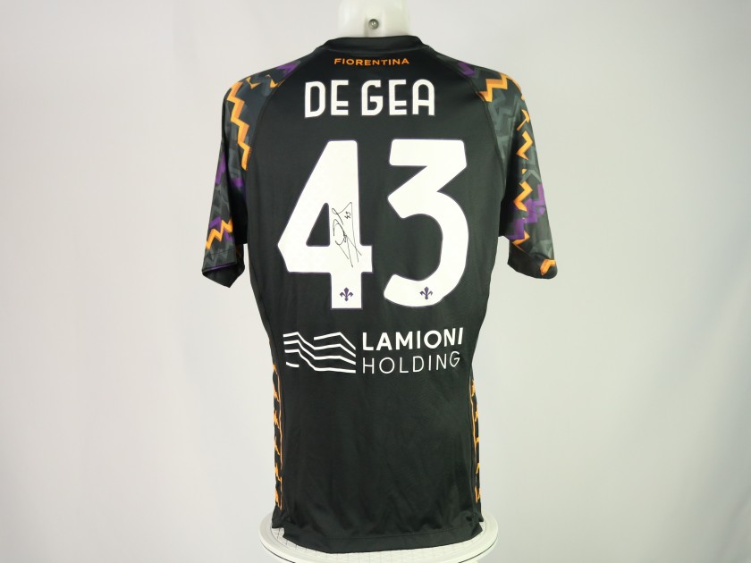 Maglia gara de Gea Fiorentina, 2024/25 - Autografata