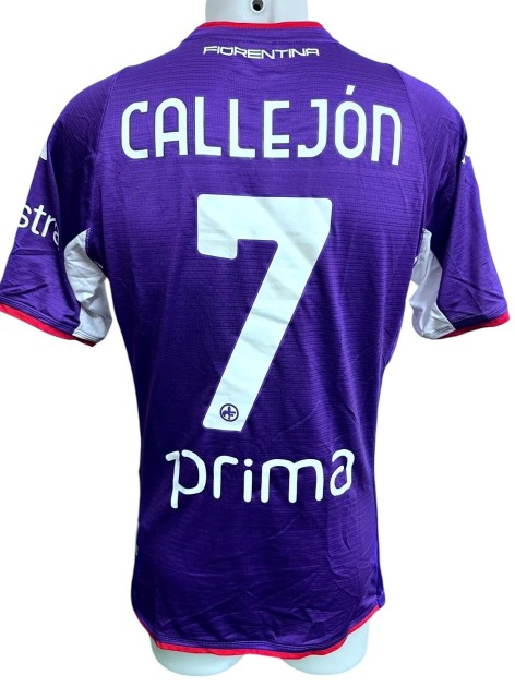 Maglia Callejon preparata Fiorentina vs Inter 2021