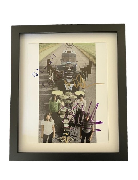 Pink Floyd Signed and Framed Photograph