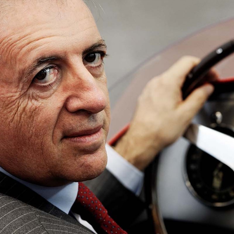Engineer Piero Ferrari opens the doors of Maranello