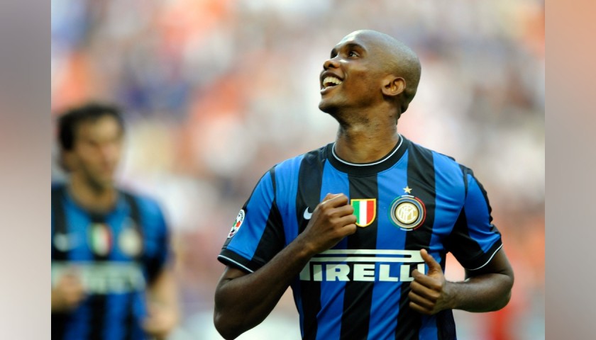 Eto'o's Official Inter Signed Shirt, 2008/09