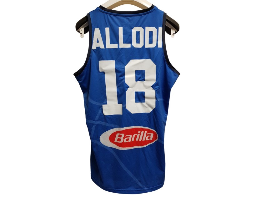 Allodi's Italy Match-Issued Jersey