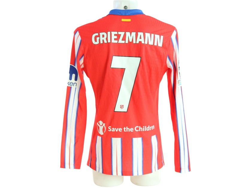 Griezmann's Atletico Madrid Match-Issued Shirt, UCL 2024/25