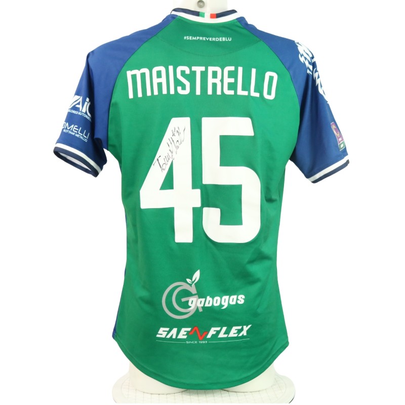 Maistrello Signed unwashed Shirt, Feralpisalò vs Atalanta U23 2024