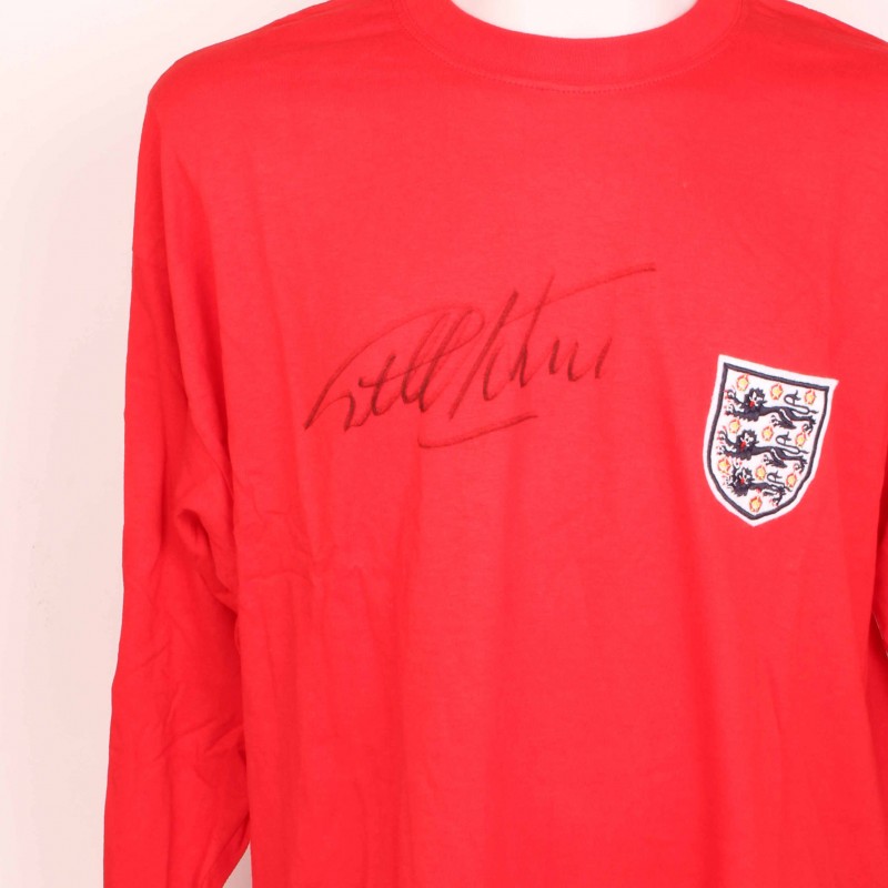 Official Replica 1966 Shirt Signed by Geoff Hurst 