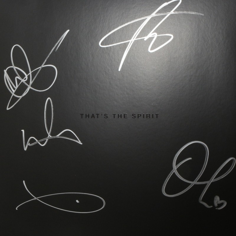Mat Nicholls, Bring Me The Horizon Framed 'That's The Spirit' 12" Record Signed by Whole Band  