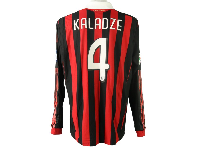 Kaladze's Milan Match-Issued Shirt, Serie A 2009/10