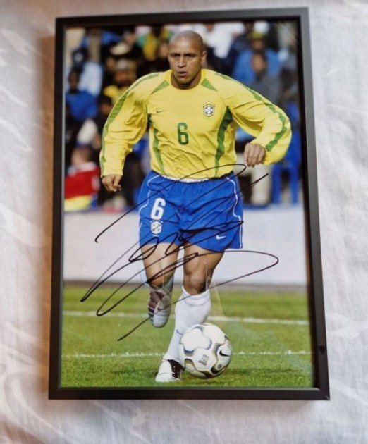 Roberto Carlos Signed and Framed Picture
