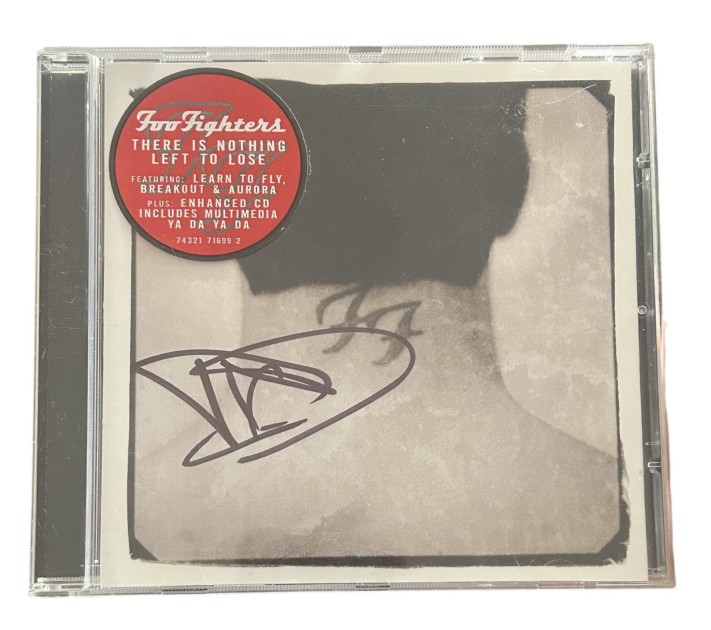 CD autografato di Dave Grohl dei Foo Fighters