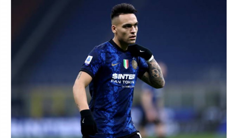 Lautaro Official Inter Signed Shirt, Chinese New Year 2022