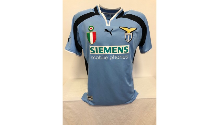 Maglia Ufficiale Nedved Lazio, 2000/01 - Autografata