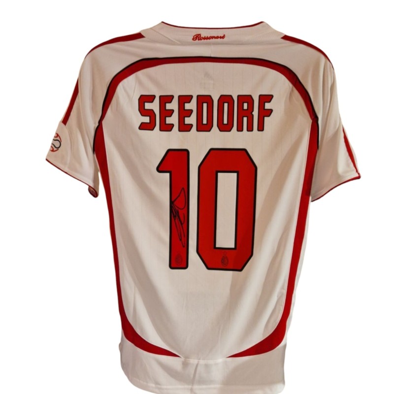 Clarence Seedorf's AC Milan 2006/07 CL Final Signed Replica Shirt