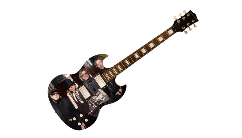 Cheap Trick Signed Custom Guitar