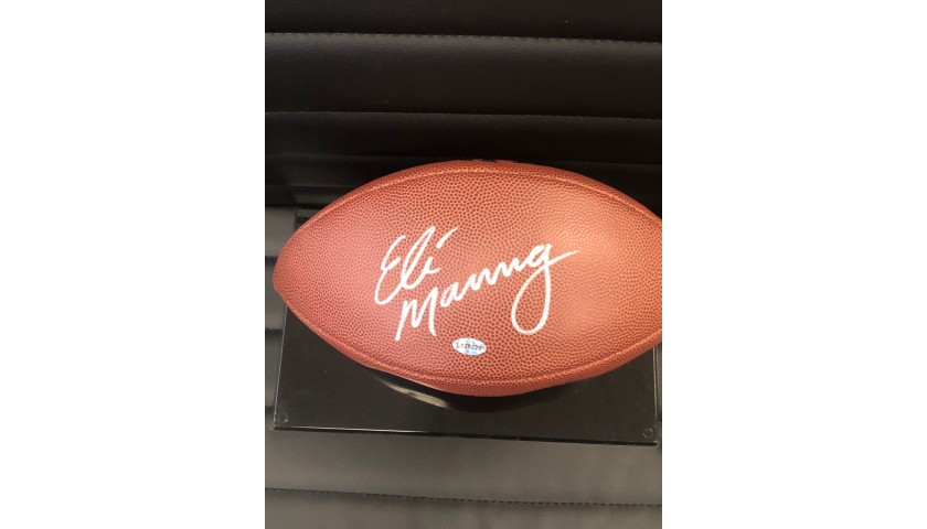 Lot Detail - Lot of Five (5) Eli Manning Autographed New York