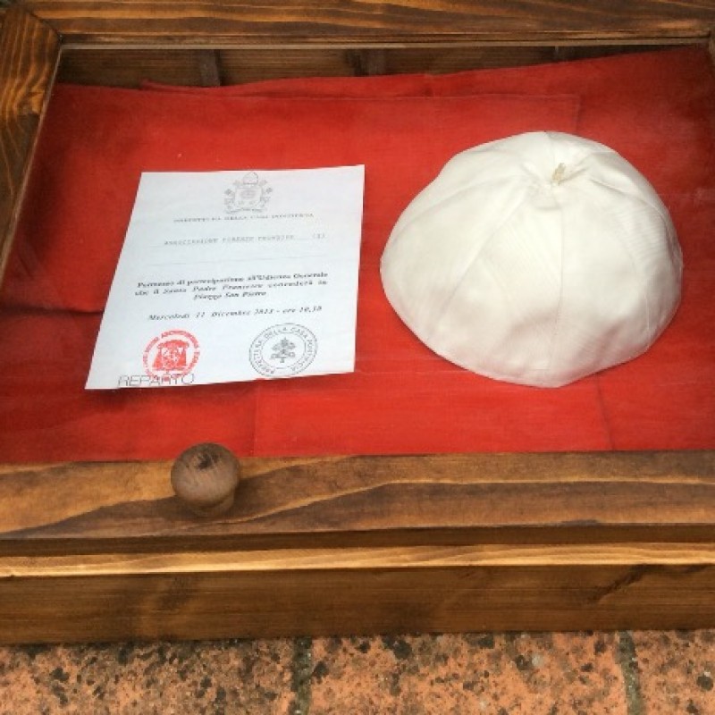 Pope Skullcap Worn by Pope Francis