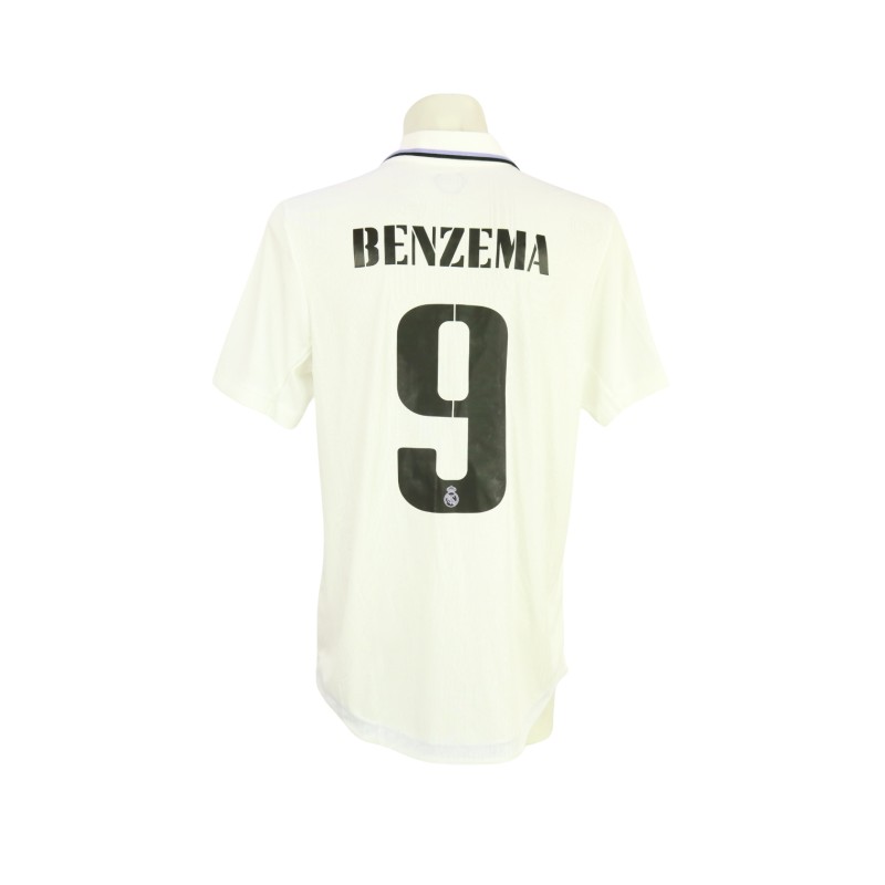 Maglia Benzema preparata Real Madrid vs Osasuna Finale Coppa del Re 2023