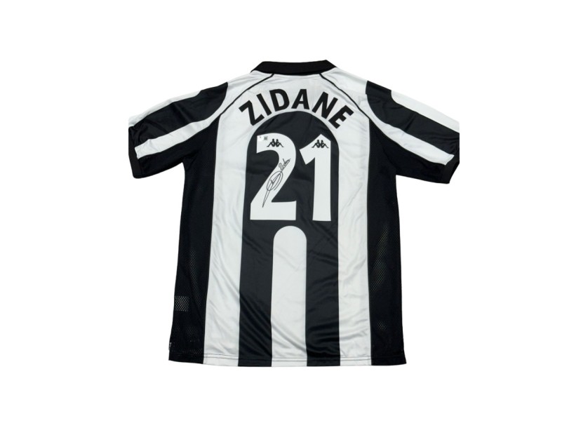 Replica maglia Juventus 1997/98 - firmata da Zinedine Zidane 