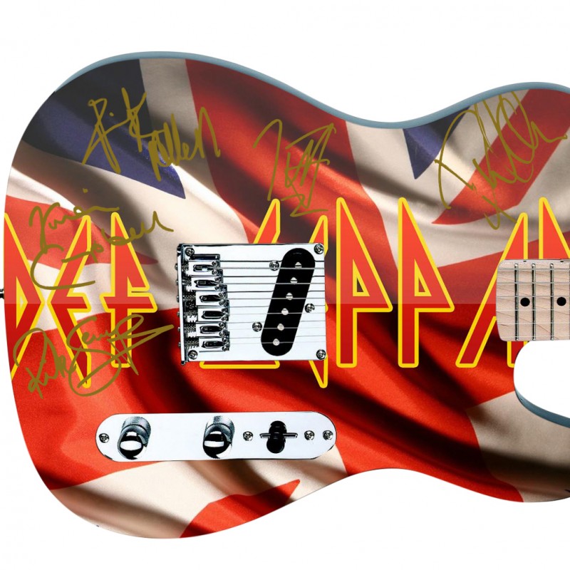 Def Leppard Custom Graphics Guitar