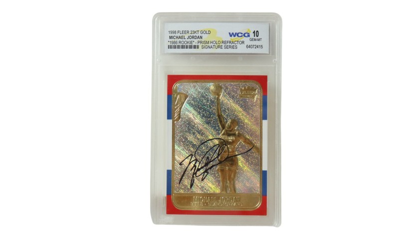 Michael Jordan Limited Edition Gold Card 