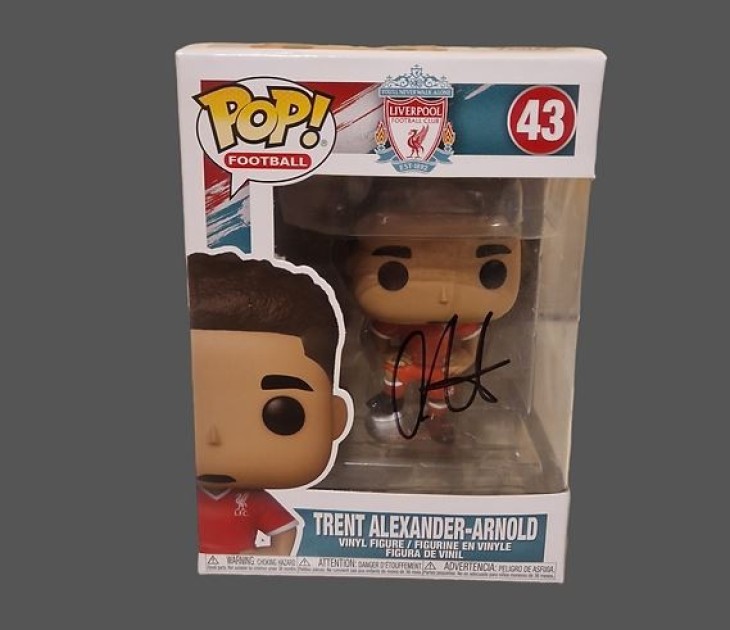 Trent Alexander-Arnold's Liverpool Signed Funko Pop Figure 