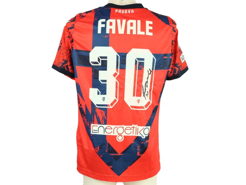 Maglia Favale unwashed Pro Patria vs Padova 2024 - Autografata