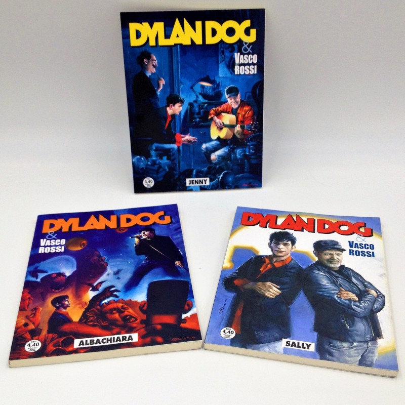 Dylan Dog & Vasco Rossi - Three Collector's Comics